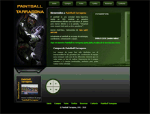 Tablet Screenshot of paintballtarragona.es